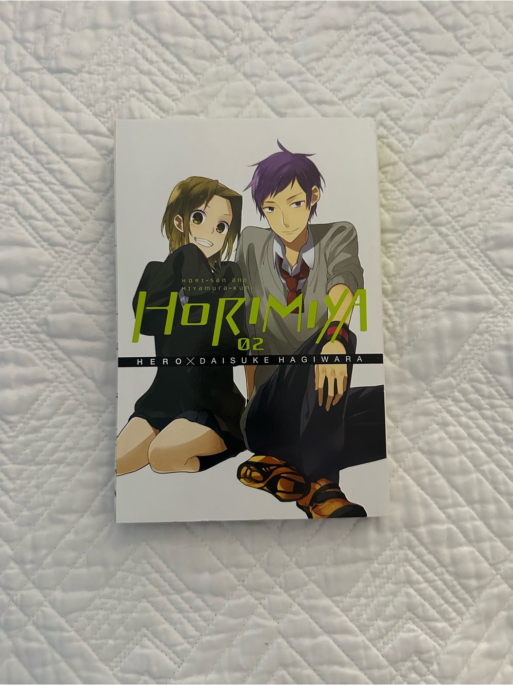 UNOPENED Horimiya Vol. 2 Manga — White Cover with Green Title